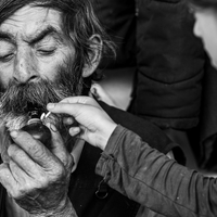 THE GYPSY AND HIS DAUGHTER.ROMANIA.2021