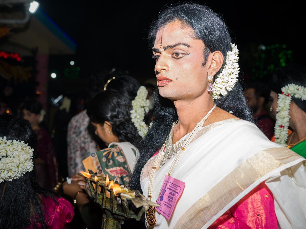 Kottankulangara Chamayavillaku Festival in Kerala, India