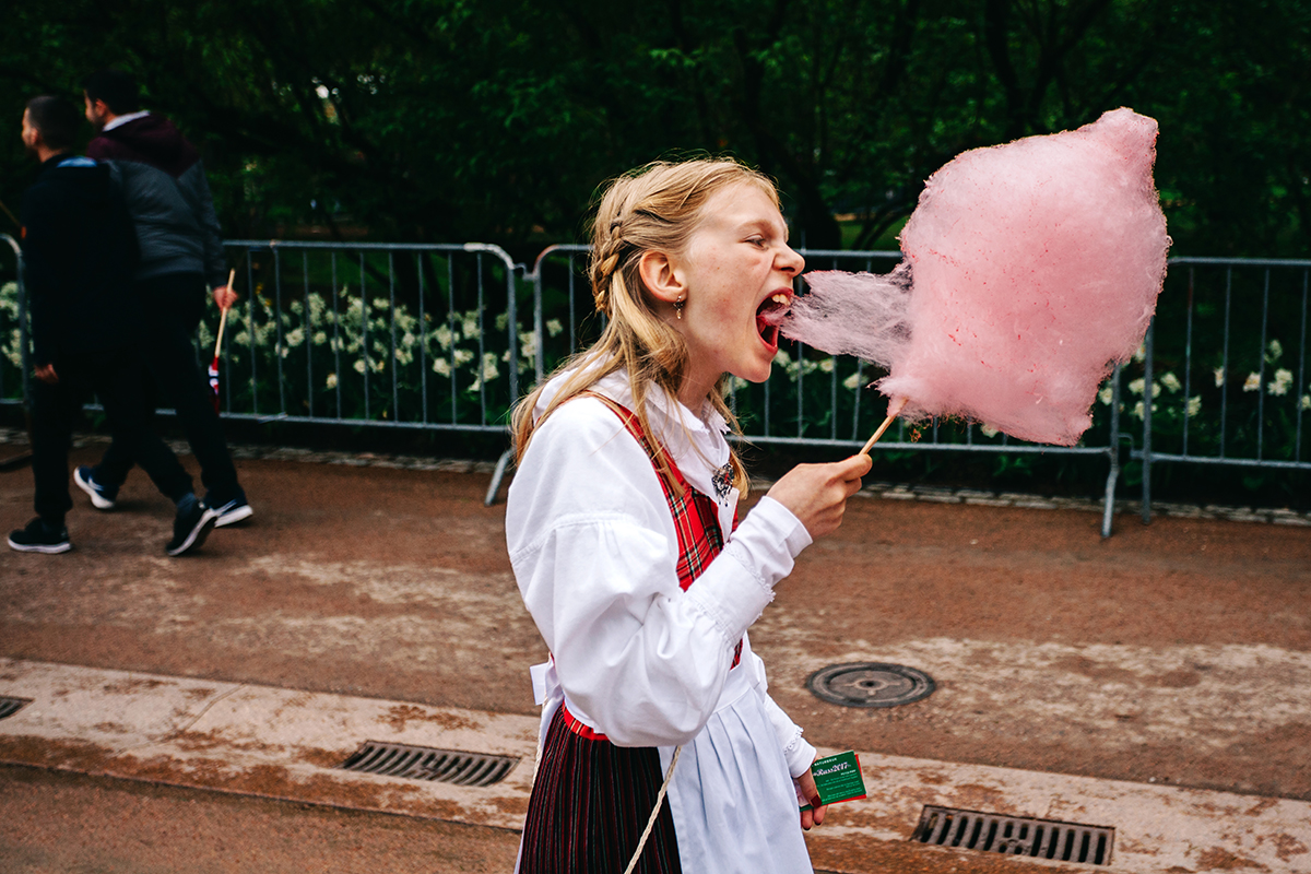 Girl with a Candy Floss