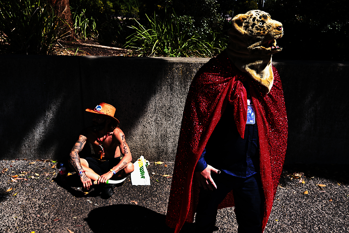 Strangers in the Black-and-Bright