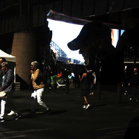 Strangers in the Black-and-Bright