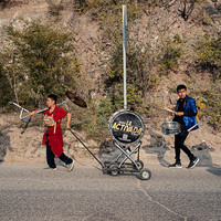 When the Masks Walk the Hills