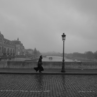 Raining - Pont Royal Paris
