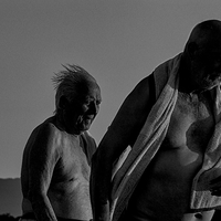 Old people and the sea