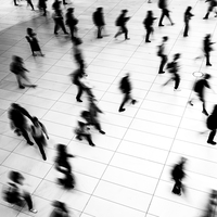 Morning Commute at the Oculus, NYC